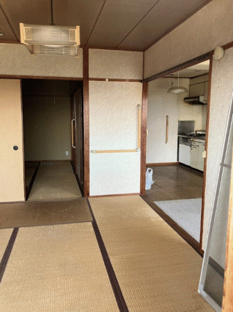 川西市向陽台、マンションの寝室画像です