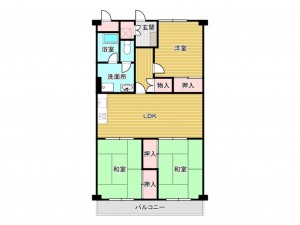 、マンションの間取り画像です
