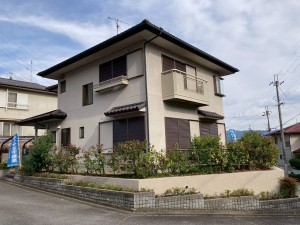 川西市けやき坂、中古一戸建ての外観画像です