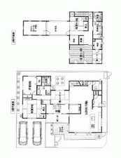川西市大和、中古一戸建ての間取り画像です