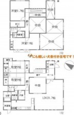 川西市水明台、中古一戸建ての間取り画像です