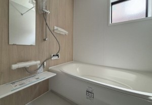 川西市東畦野、新築一戸建ての風呂画像です