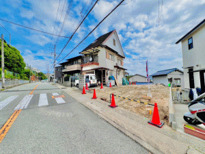 川西市霞ケ丘、土地の外観画像です