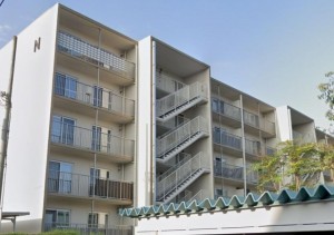 川西市清和台、マンションの外観画像です