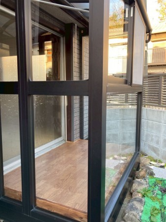 川西市東畦野、中古一戸建てのバルコニー画像です