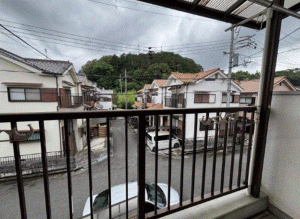 川西市西畦野、中古一戸建てのバルコニー画像です