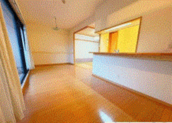 川西市清和台、マンションの居間画像です