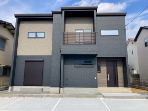 川西市向陽台、新築一戸建ての外観画像です