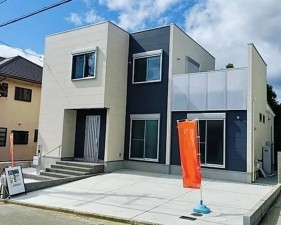 川西市水明台、新築一戸建ての外観画像です