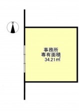 川西市小花、収益物件/住宅付店舗の間取り画像です