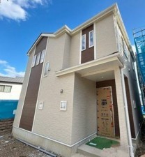 川西市火打、新築一戸建ての外観画像です