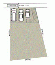 川西市松が丘町、土地の間取り画像です