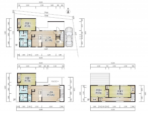 川西市南花屋敷、中古一戸建ての間取り画像です