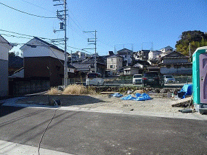 川西市火打、土地の画像です