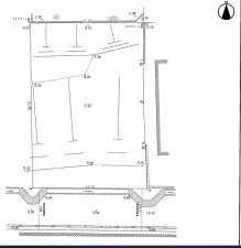 川西市鼓が滝、土地の間取り画像です