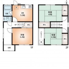 豊中市長興寺北、土地の間取り画像です