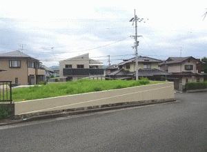 川西市湯山台、土地の画像です
