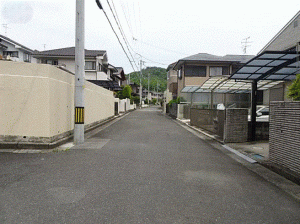 川西市湯山台、土地の画像です