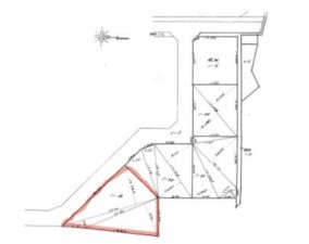 川西市西多田、土地の間取り画像です