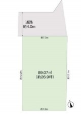 川西市西多田、土地の間取り画像です