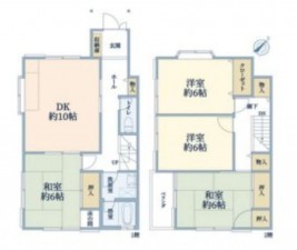 川西市鼓が滝、土地の間取り画像です