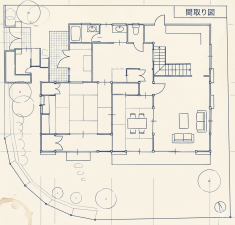 川西市萩原台、土地の間取り画像です