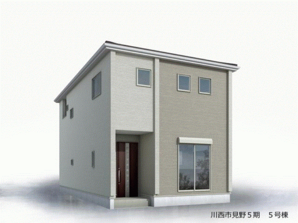 川西市見野、新築一戸建ての画像です