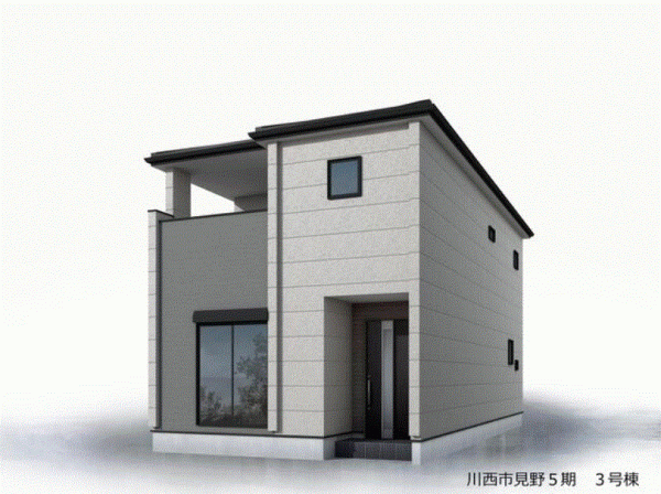 川西市見野、新築一戸建ての画像です
