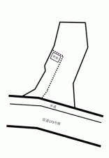 川西市鼓が滝、土地の間取り画像です