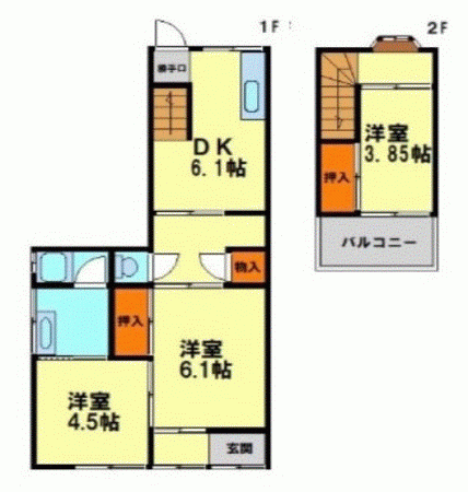 川西市寺畑、土地の間取り画像です