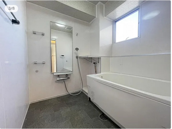 八王子市追分町、マンションの風呂画像です