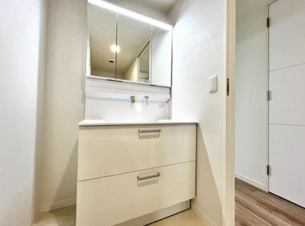 八王子市北野町、マンションの洗面画像です