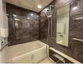 八王子市旭町、マンションの風呂画像です