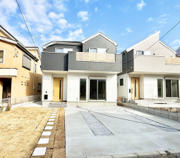 八王子市緑町、新築一戸建ての外観画像です