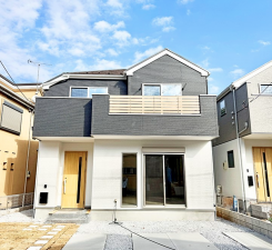 八王子市緑町、新築一戸建ての外観画像です