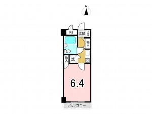 八王子市北野町、マンションの間取り画像です