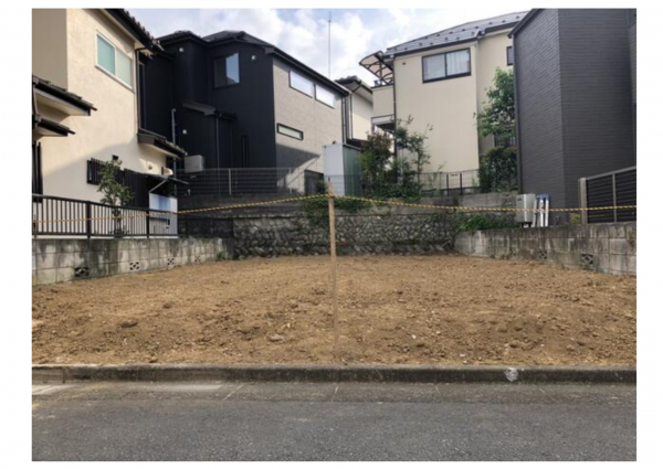 八王子市散田町、土地の画像です