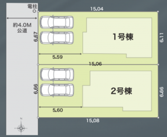 八王子市散田町、新築一戸建ての画像です