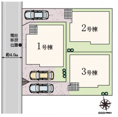 八王子市北野町、新築一戸建ての画像です