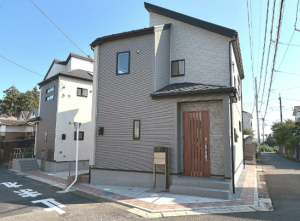 八王子市散田町、新築一戸建ての外観画像です