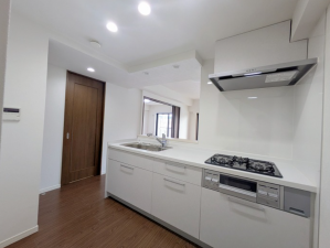 八王子市散田町、マンションのキッチン画像です