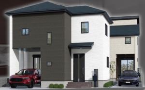 八王子市台町、新築一戸建ての外観画像です