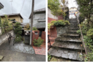 八王子市散田町、土地の画像です