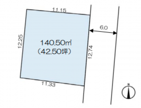 八王子市上野町、中古一戸建ての間取り画像です