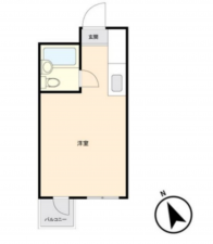 八王子市北野町、マンションの間取り画像です