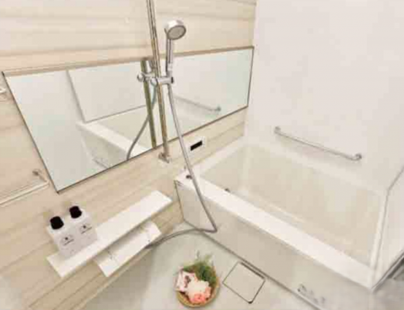 八王子市散田町、マンションの風呂画像です