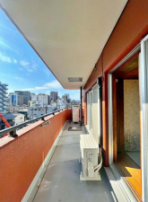 八王子市元横山町、マンションのバルコニー画像です