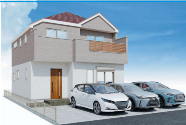 八王子市散田町、新築一戸建ての画像です