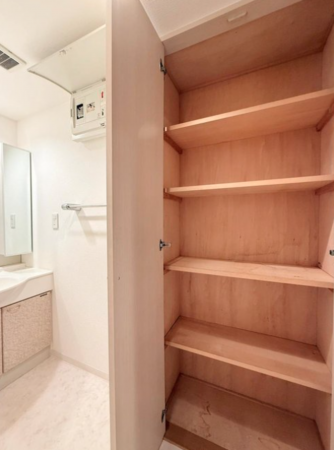 八王子市横山町、マンションの洗面画像です