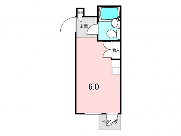 八王子市北野町、マンションの間取り画像です